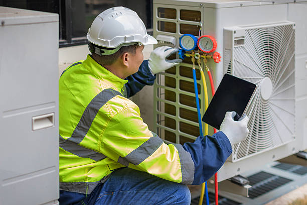 Professional Ac Installation technician working in Rex, NC